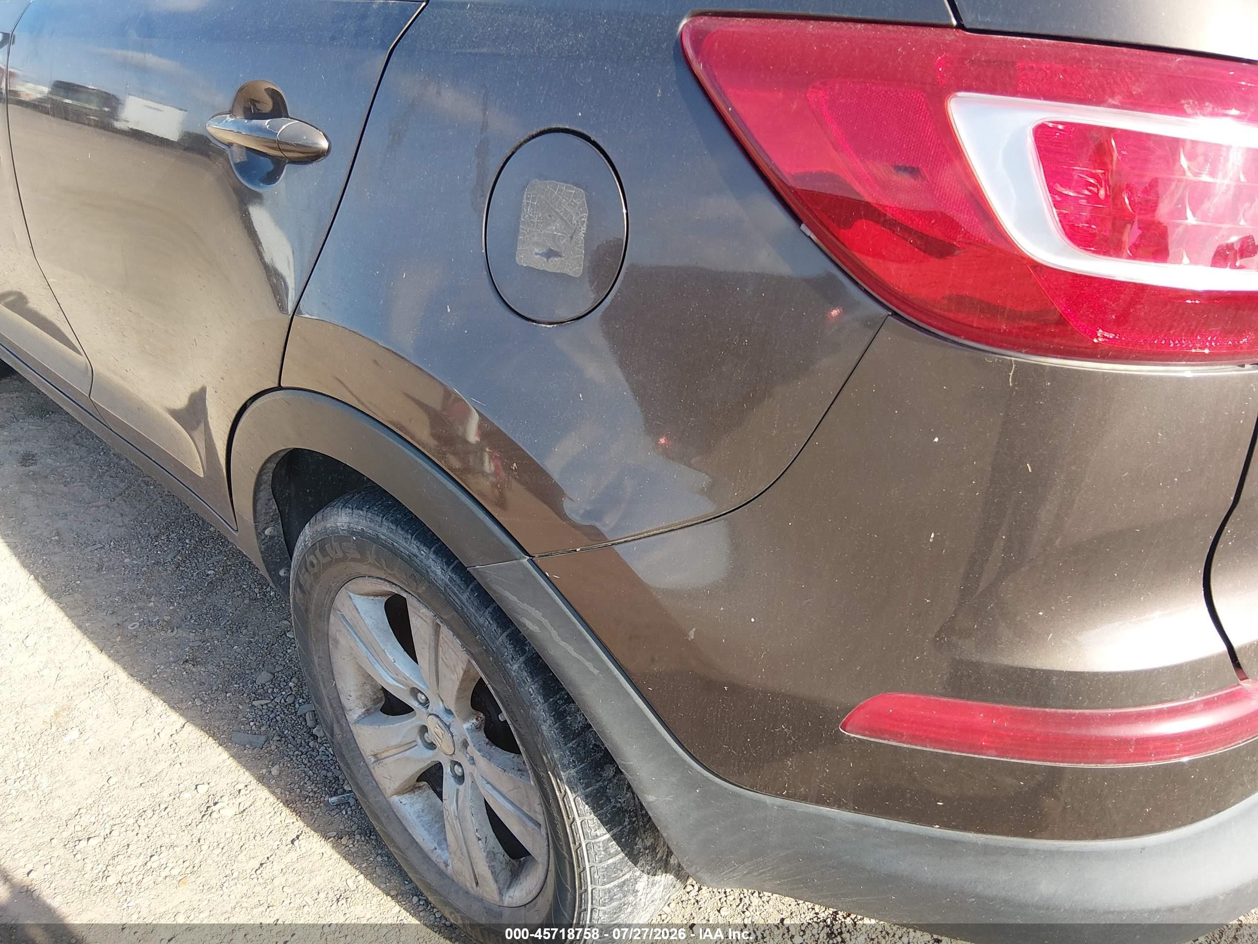 2013 Kia Sportage Lx Серый vin: KNDPB3A25D7503417