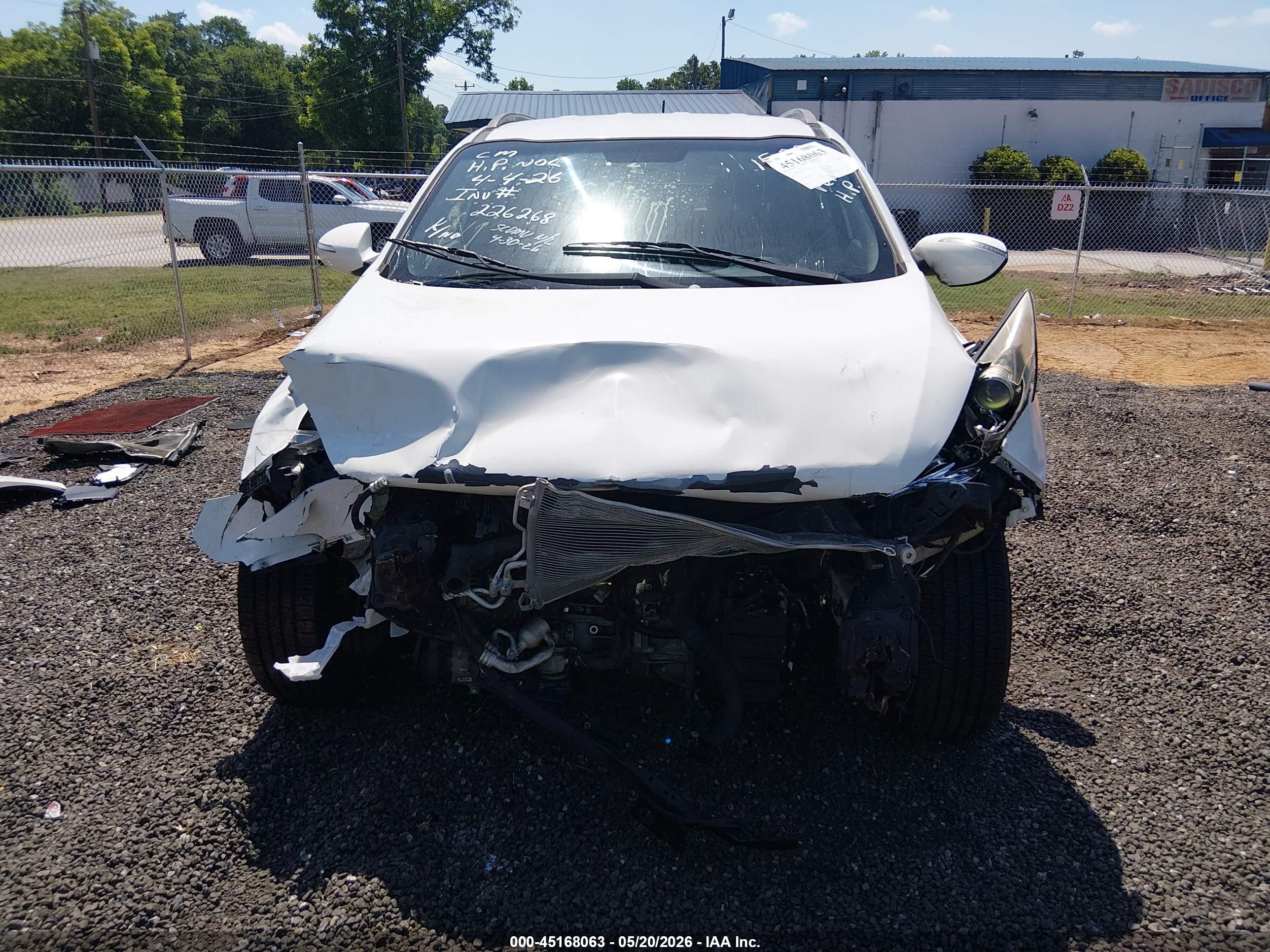 2013 Kia Sportage Lx White vin: KNDPB3A25D7515096