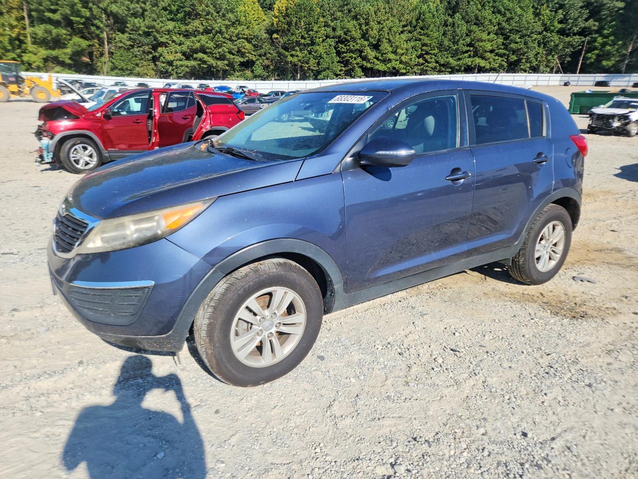2011 Kia Sportage Lx Blue vin: KNDPB3A26B7014960