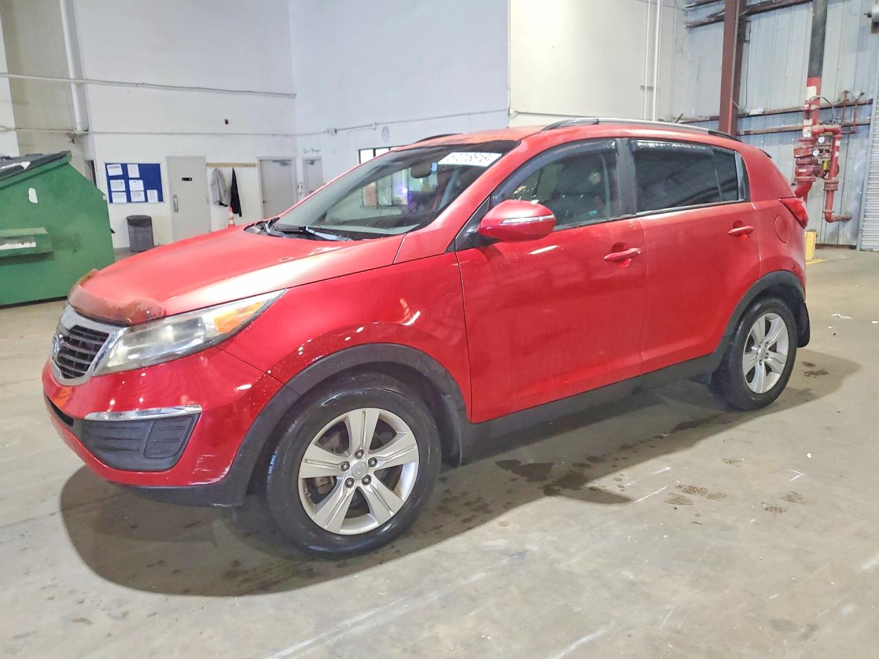 2011 Kia Sportage Lx Red vin: KNDPB3A26B7066296