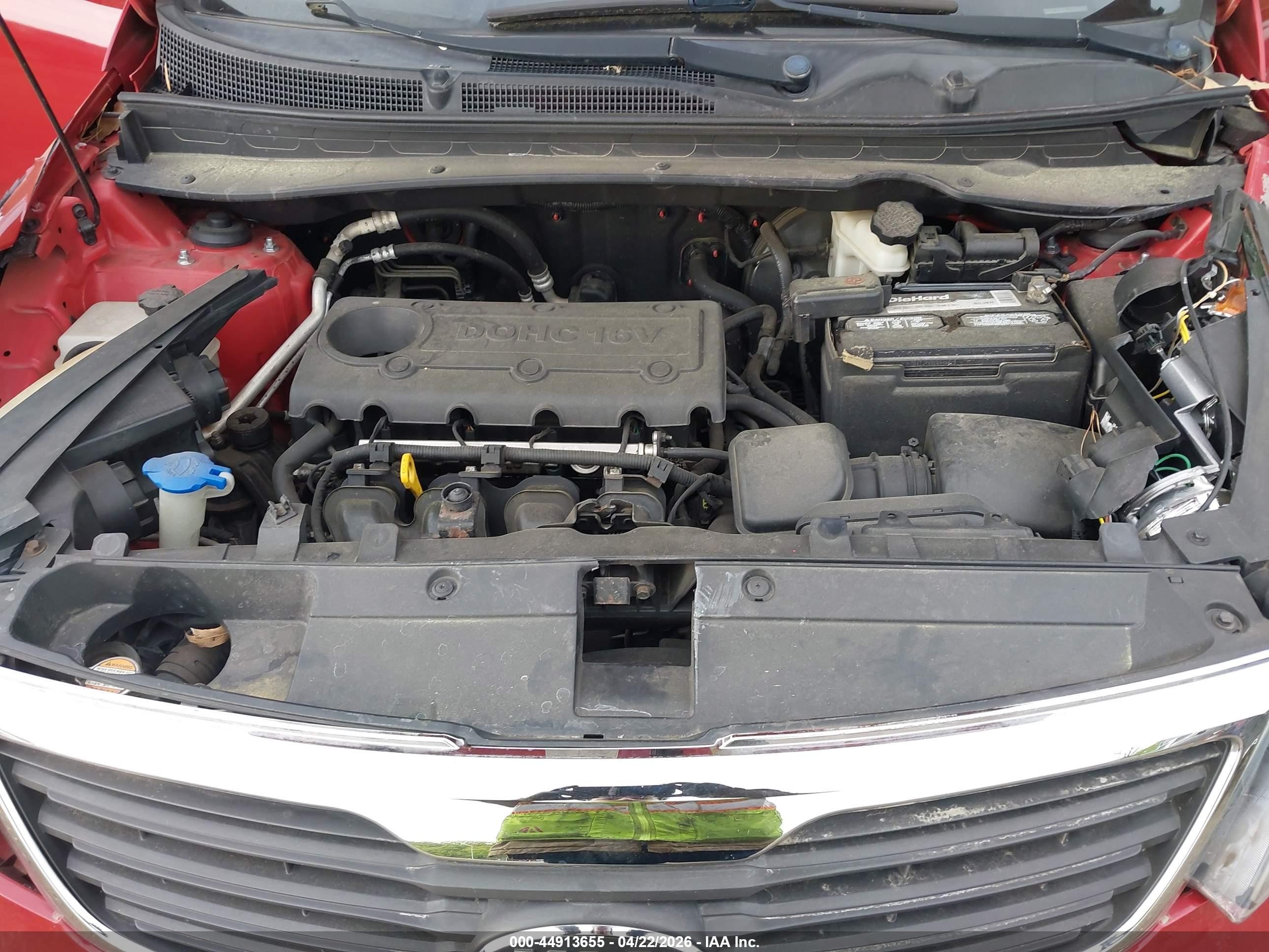 2011 Kia Sportage Lx Красный vin: KNDPB3A26B7080232