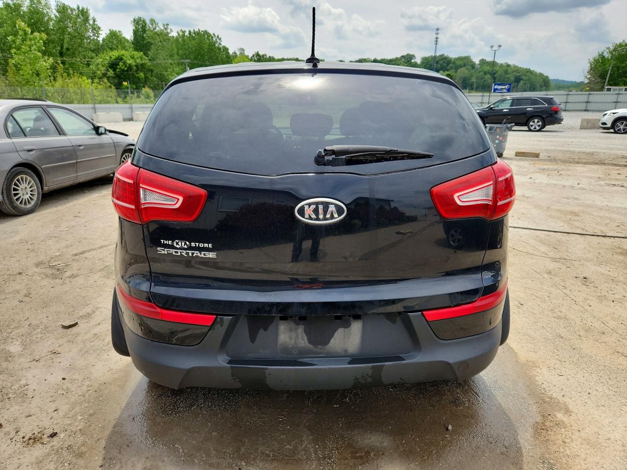 2012 Kia Sportage Lx Black vin: KNDPB3A26C7198301