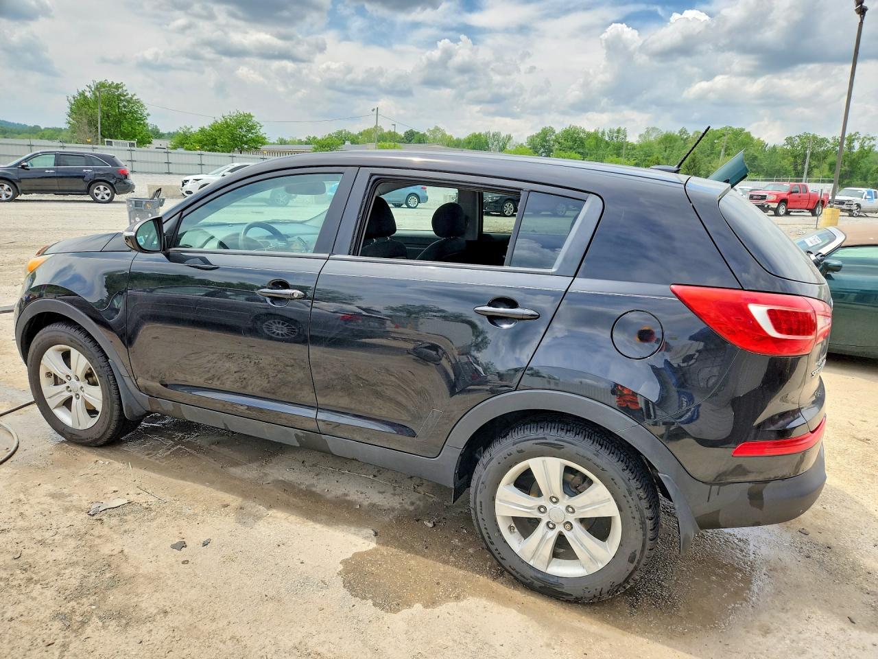 2012 Kia Sportage Lx Black vin: KNDPB3A26C7198301