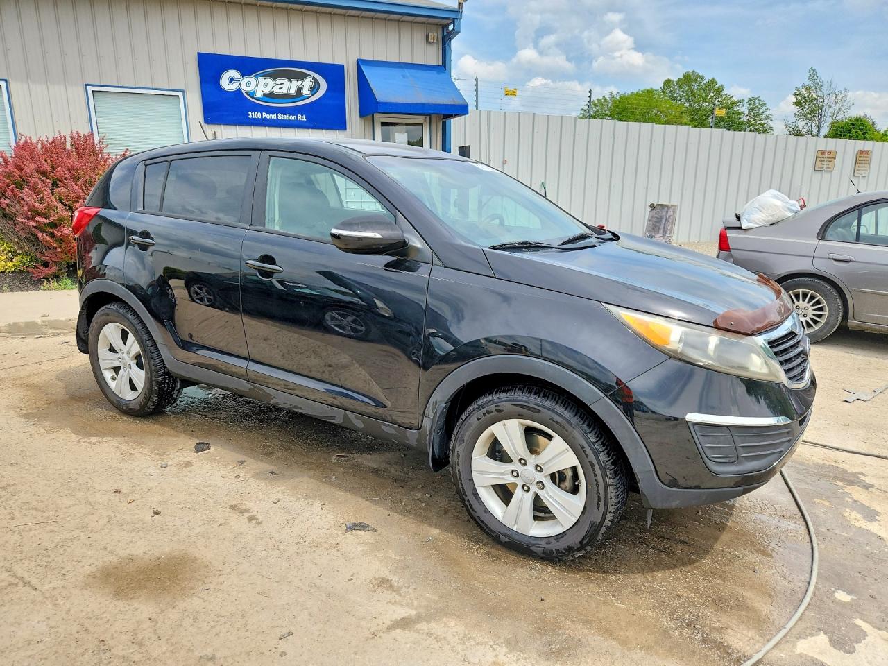 2012 Kia Sportage Lx Black vin: KNDPB3A26C7198301