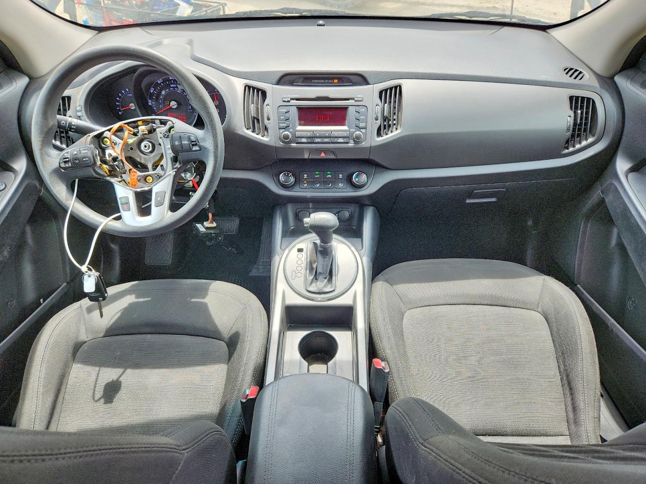 2012 Kia Sportage Lx Black vin: KNDPB3A26C7198301