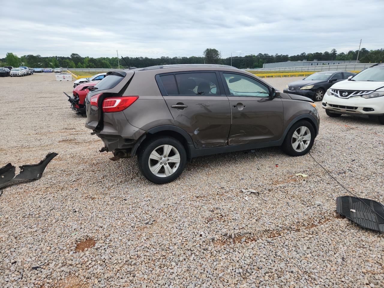2012 Kia Sportage Lx Brown vin: KNDPB3A26C7216389