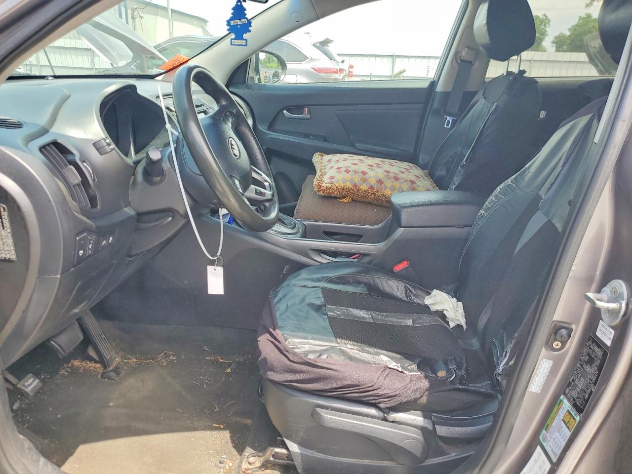 2012 Kia Sportage Lx Charcoal vin: KNDPB3A26C7264474