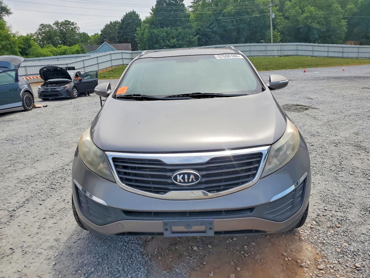 2012 Kia Sportage Lx Charcoal vin: KNDPB3A26C7264474