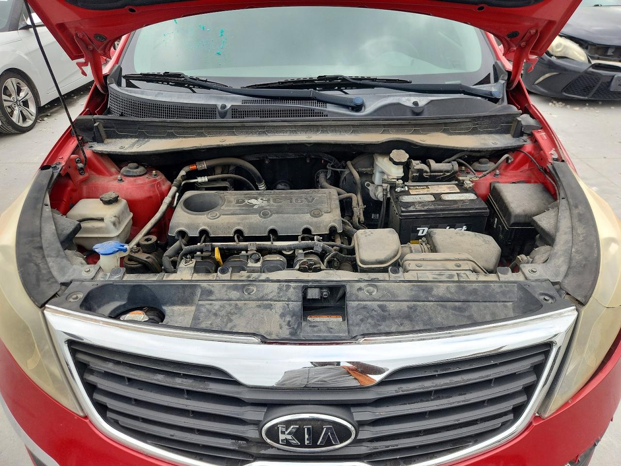2012 Kia Sportage Lx Red vin: KNDPB3A26C7292663