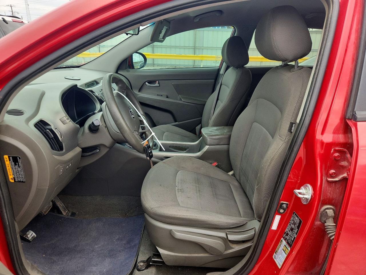 2012 Kia Sportage Lx Red vin: KNDPB3A26C7292663