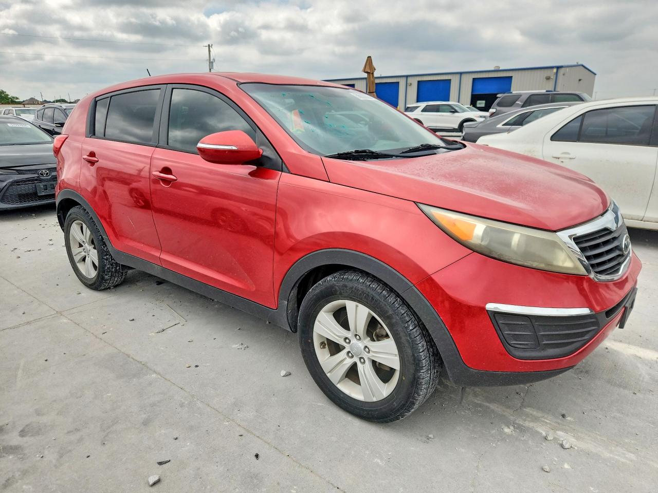 2012 Kia Sportage Lx Red vin: KNDPB3A26C7292663