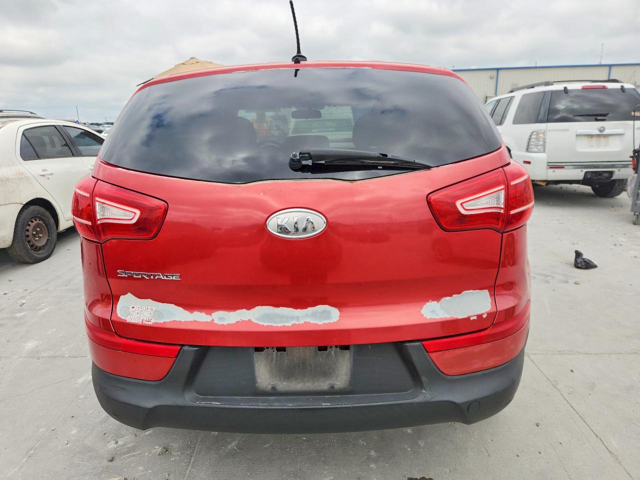 2012 Kia Sportage Lx Red vin: KNDPB3A26C7292663