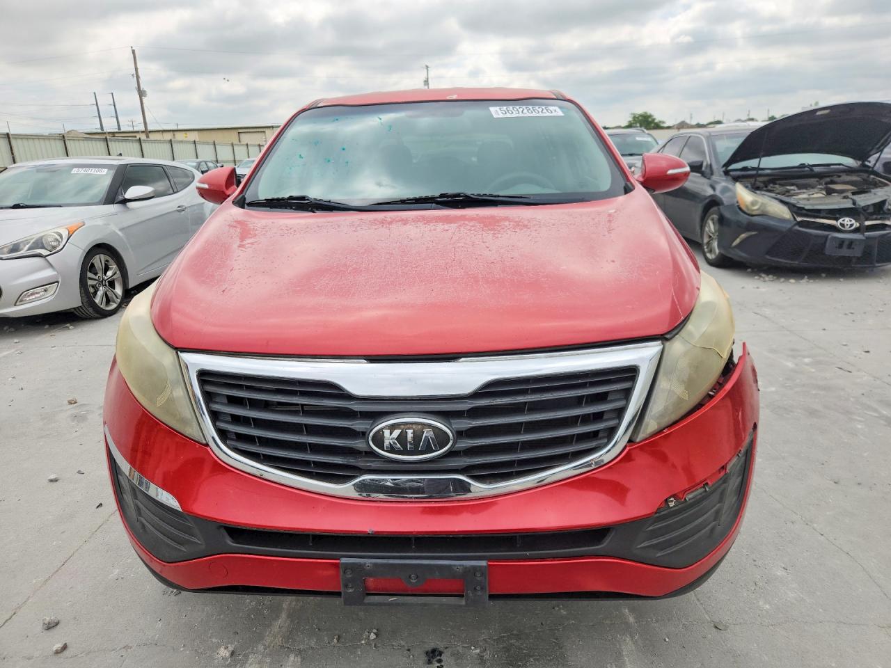 2012 Kia Sportage Lx Red vin: KNDPB3A26C7292663