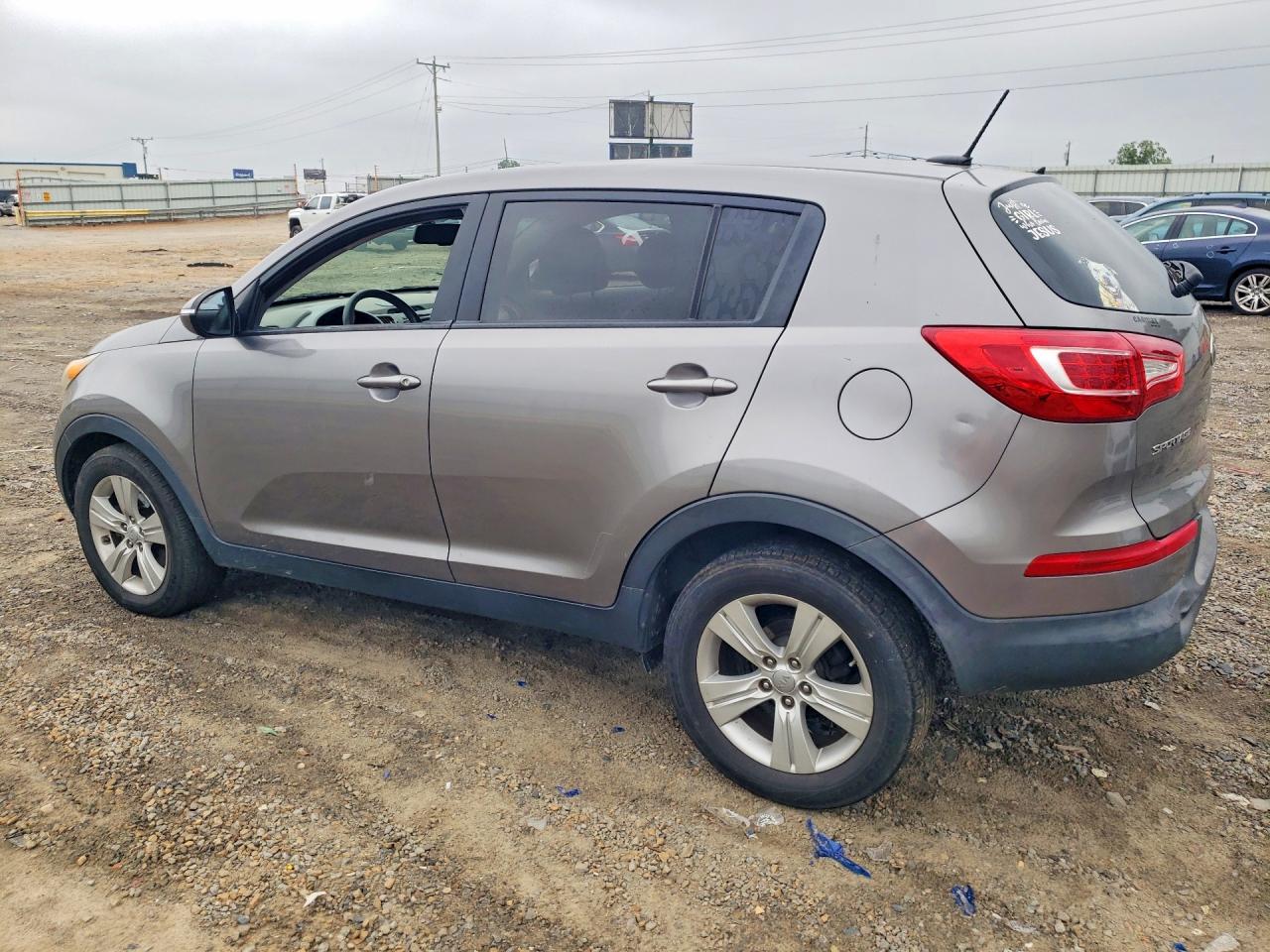 2013 Kia Sportage Lx Gray vin: KNDPB3A26D7517908