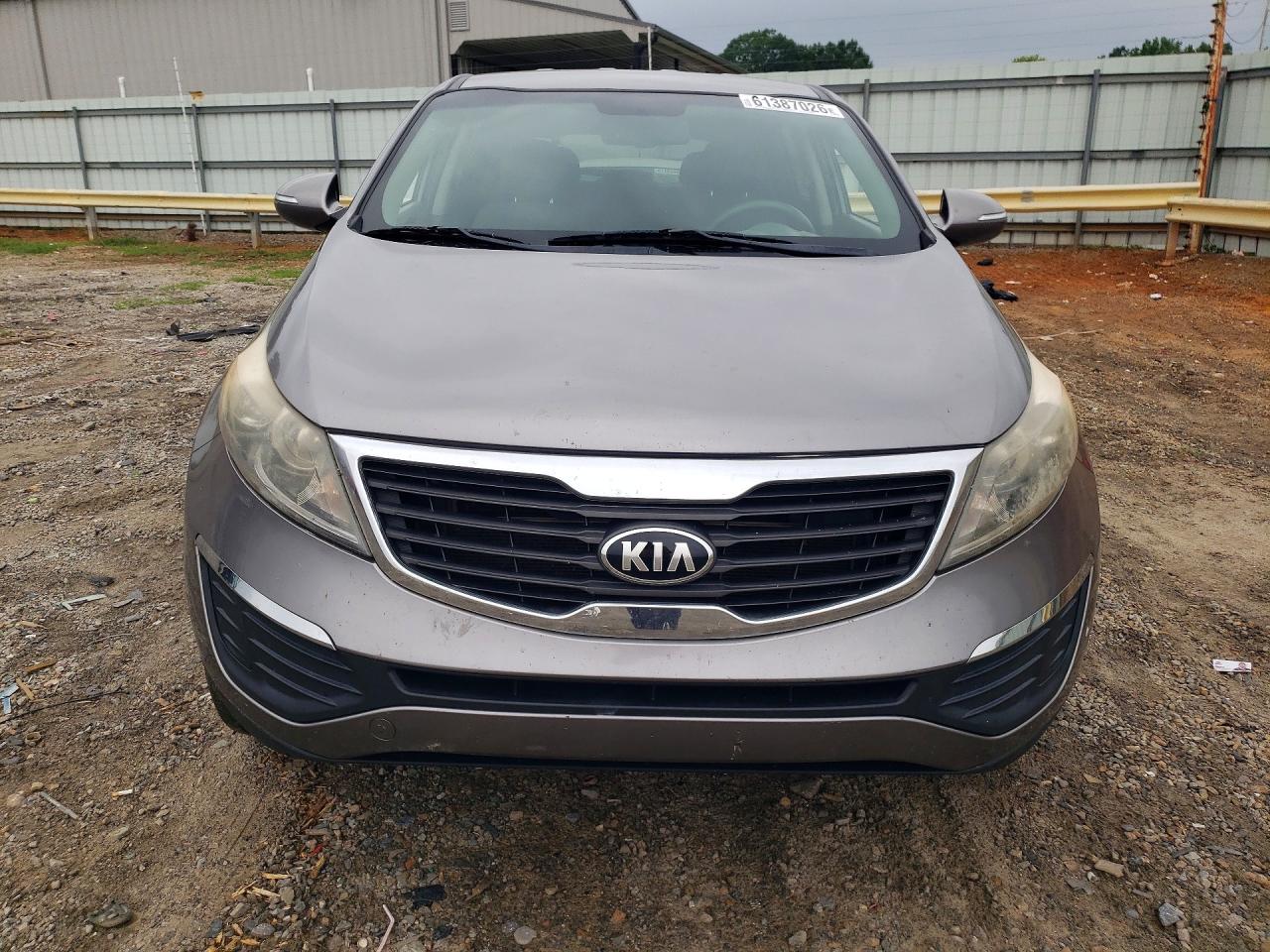 2013 Kia Sportage Lx Gray vin: KNDPB3A26D7517908