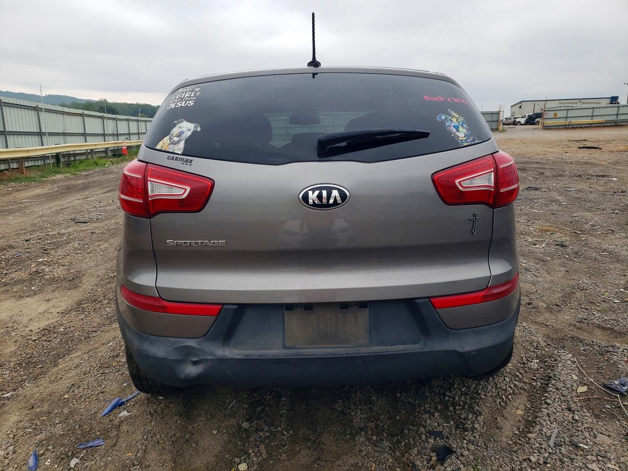 2013 Kia Sportage Lx Gray vin: KNDPB3A26D7517908