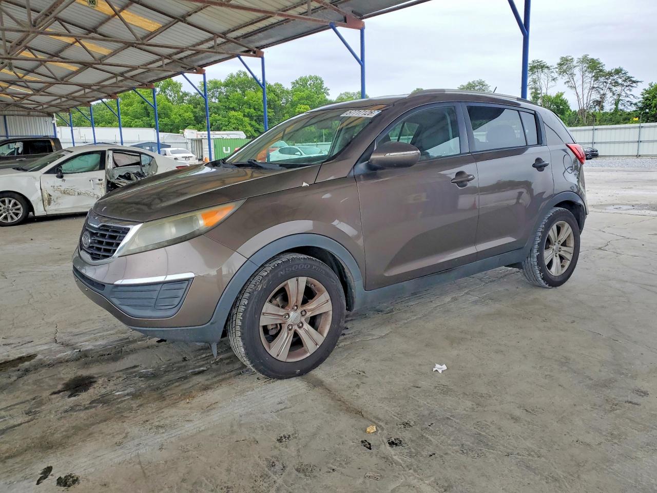 2011 Kia Sportage Lx Brown vin: KNDPB3A27B7034196