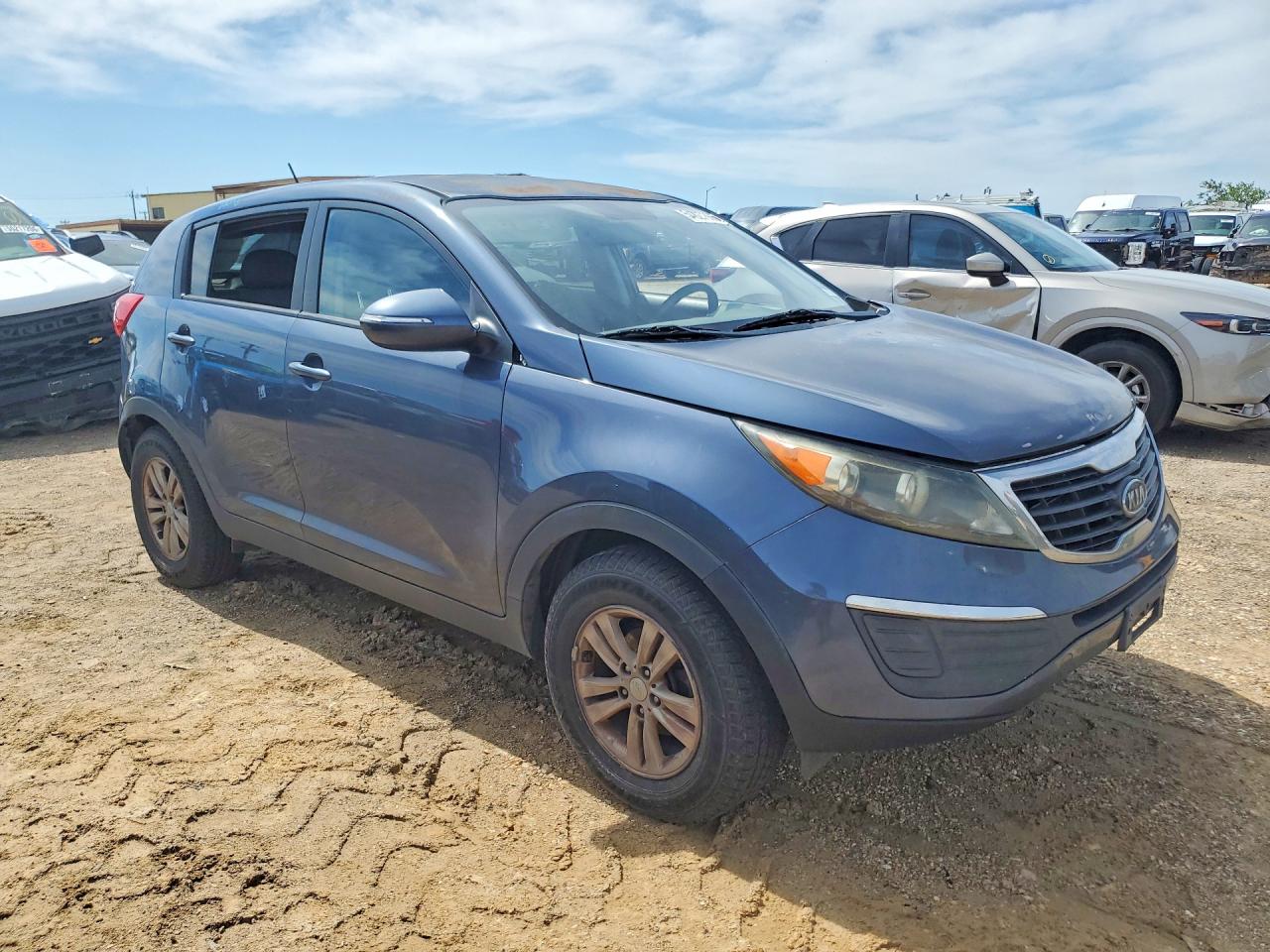 2011 Kia Sportage Lx Blue vin: KNDPB3A27B7044307