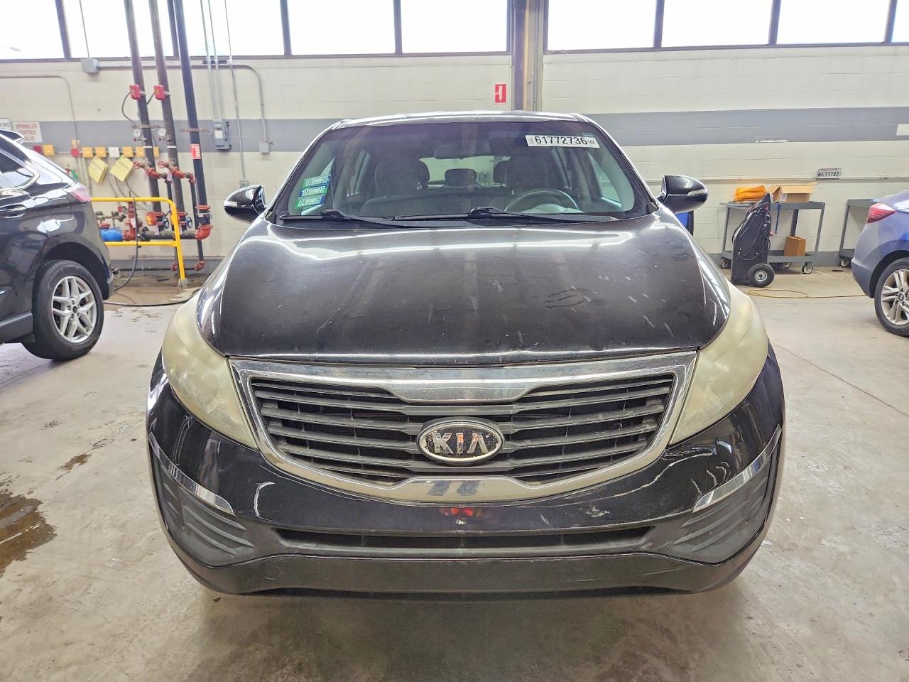2011 Kia Sportage Lx Black vin: KNDPB3A27B7080479