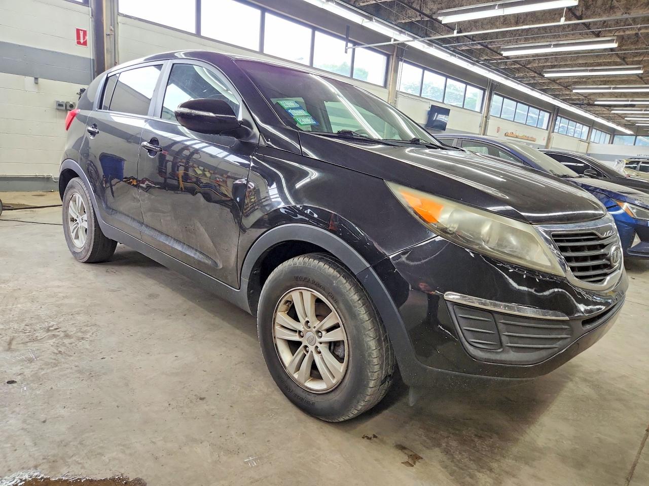 2011 Kia Sportage Lx Black vin: KNDPB3A27B7080479