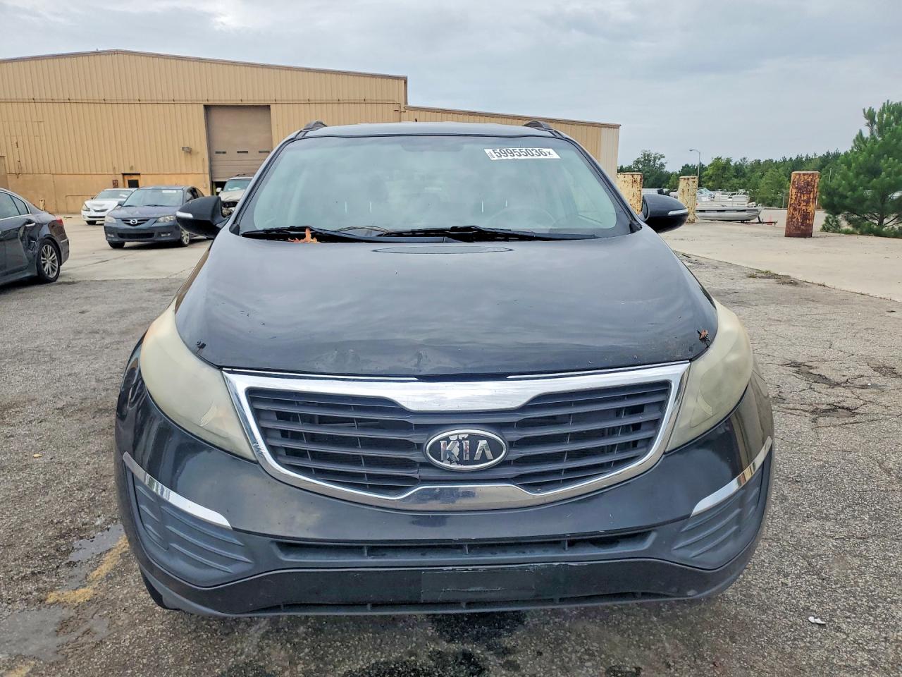 2012 Kia Sportage Lx Black vin: KNDPB3A27C7207104
