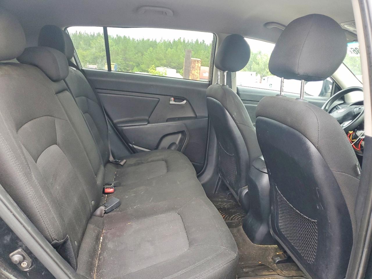 2012 Kia Sportage Lx Black vin: KNDPB3A27C7207104