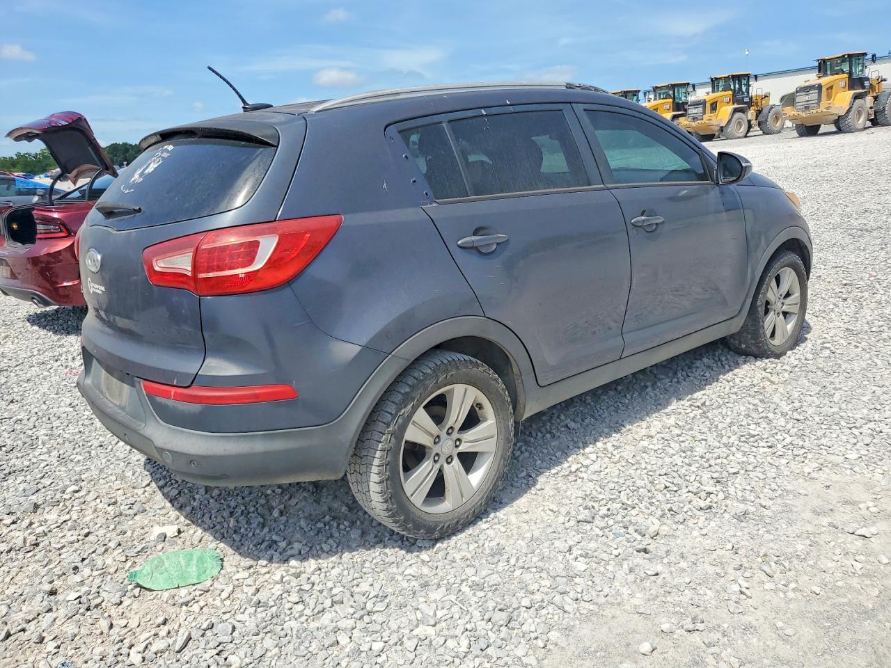 2012 Kia Sportage Lx Blue vin: KNDPB3A27C7225179