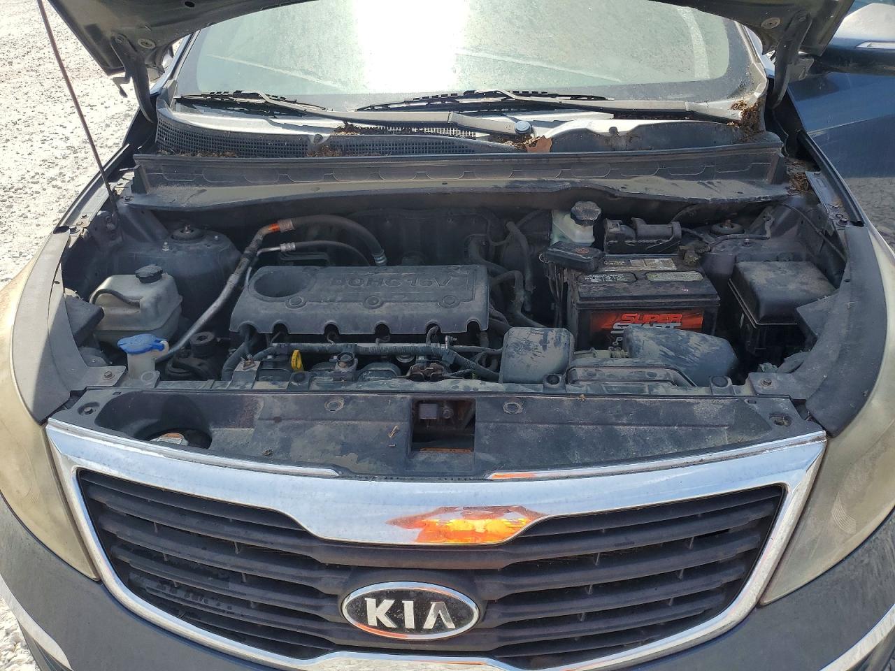 2012 Kia Sportage Lx Blue vin: KNDPB3A27C7225179