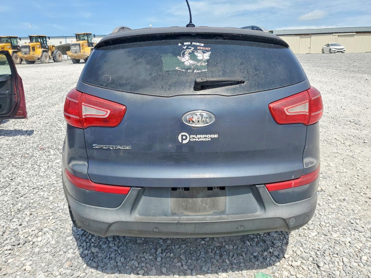 2012 Kia Sportage Lx Blue vin: KNDPB3A27C7225179