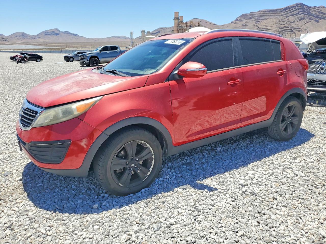 2012 Kia Sportage Lx Red vin: KNDPB3A27C7306943