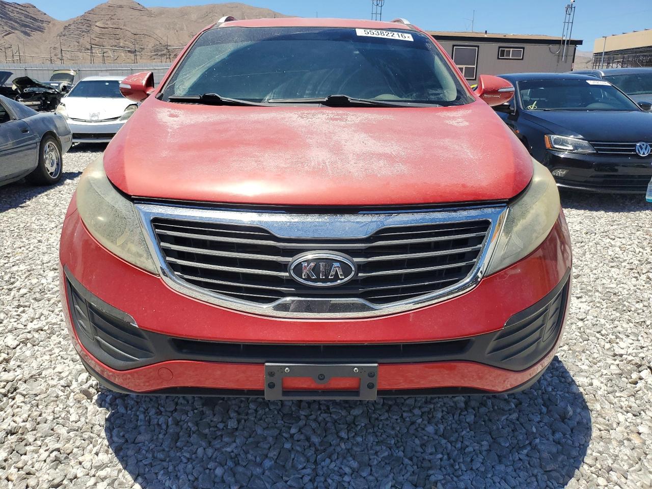 2012 Kia Sportage Lx Red vin: KNDPB3A27C7306943
