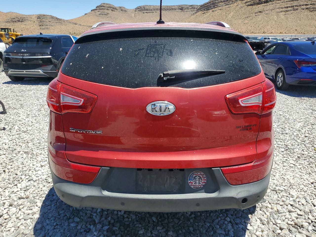 2012 Kia Sportage Lx Red vin: KNDPB3A27C7306943