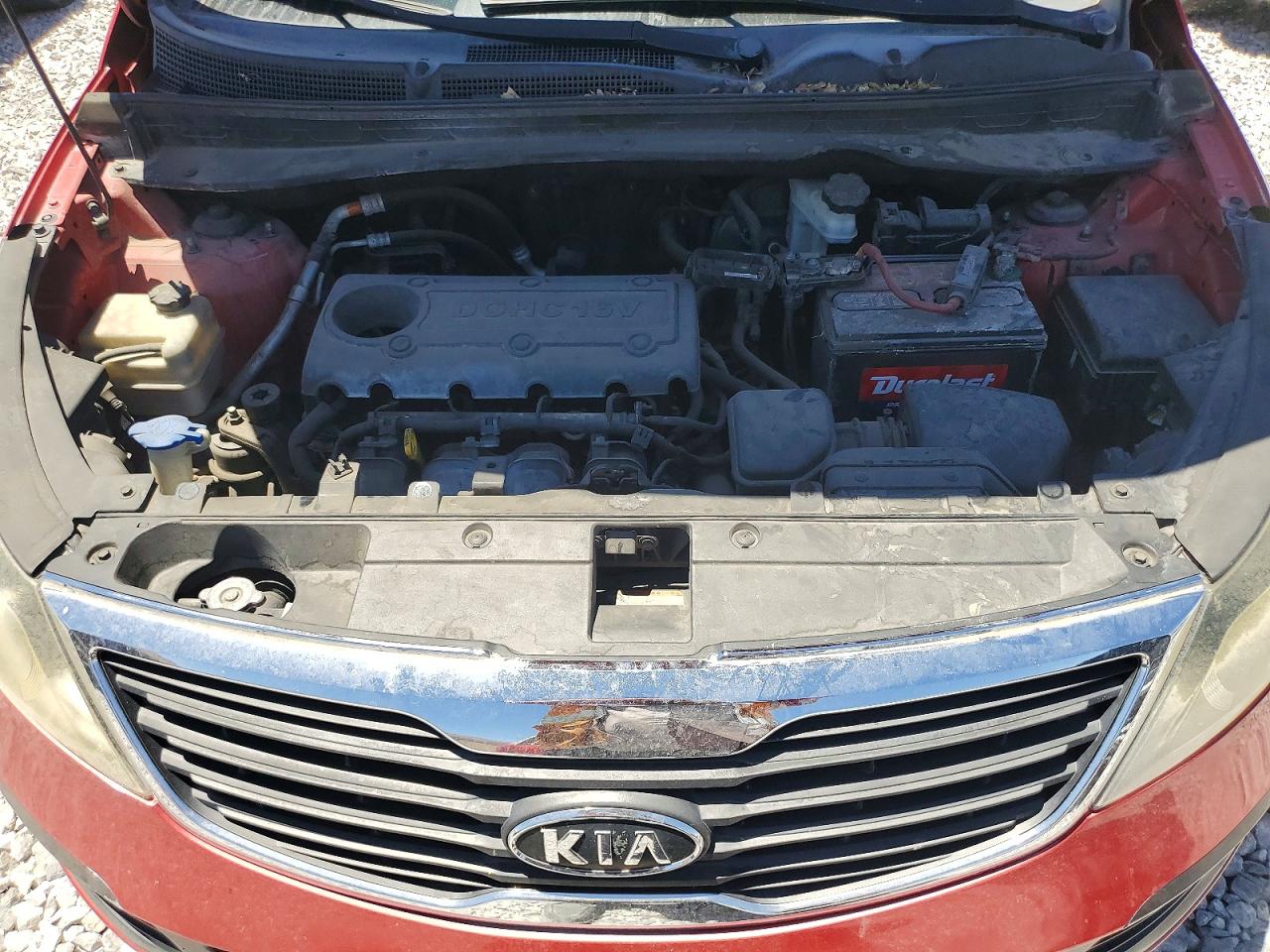 2012 Kia Sportage Lx Red vin: KNDPB3A27C7306943