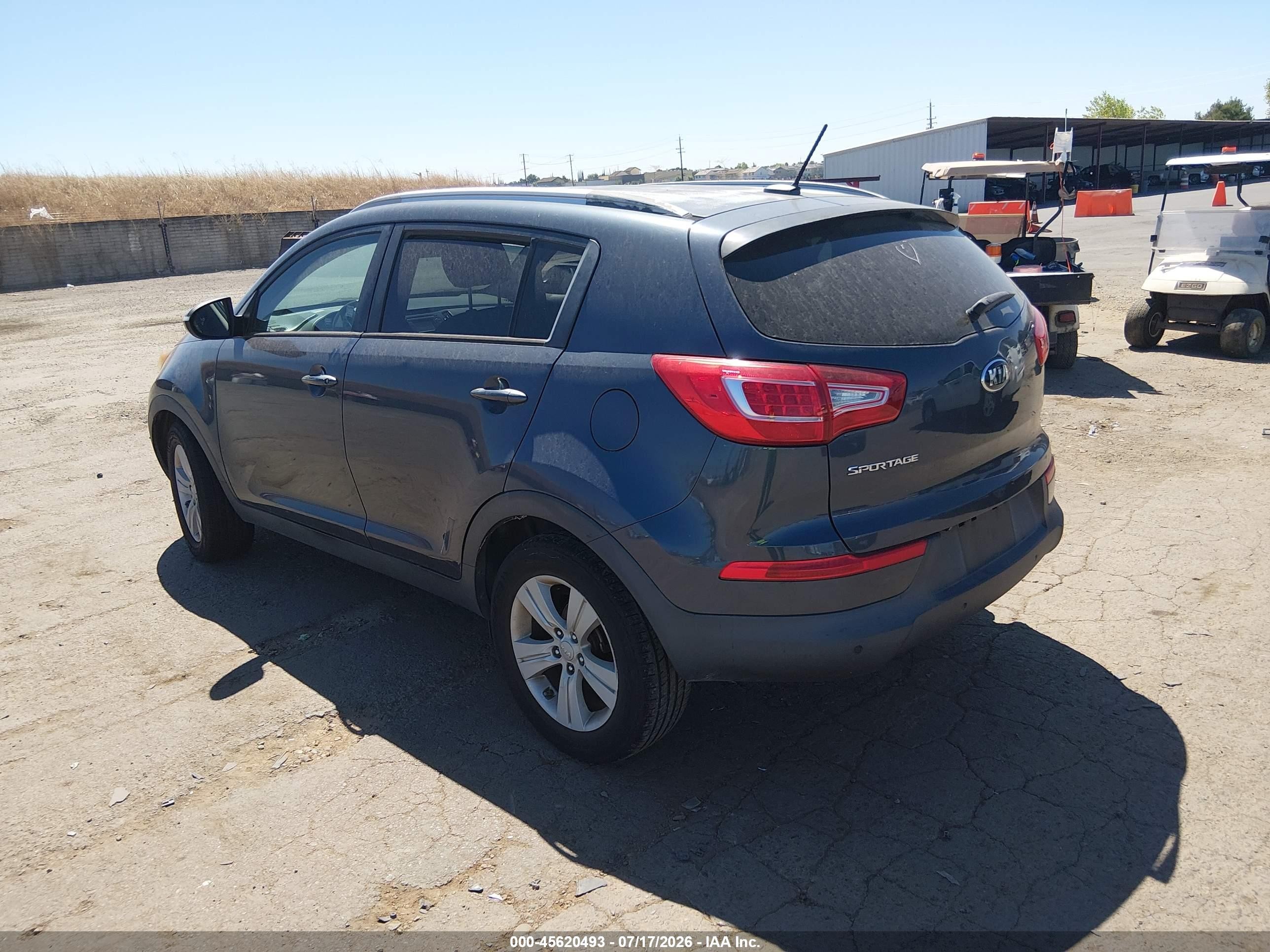 2013 Kia Sportage Lx Black vin: KNDPB3A27D7373432