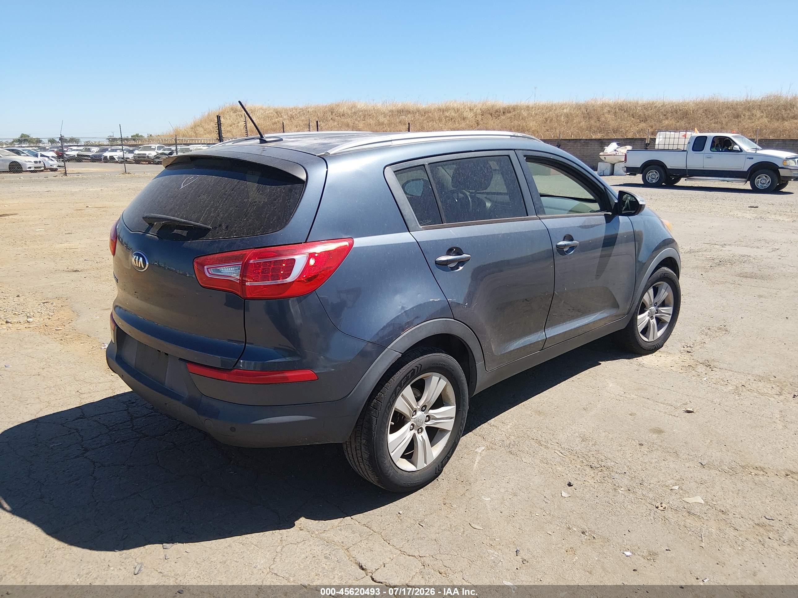 2013 Kia Sportage Lx Black vin: KNDPB3A27D7373432