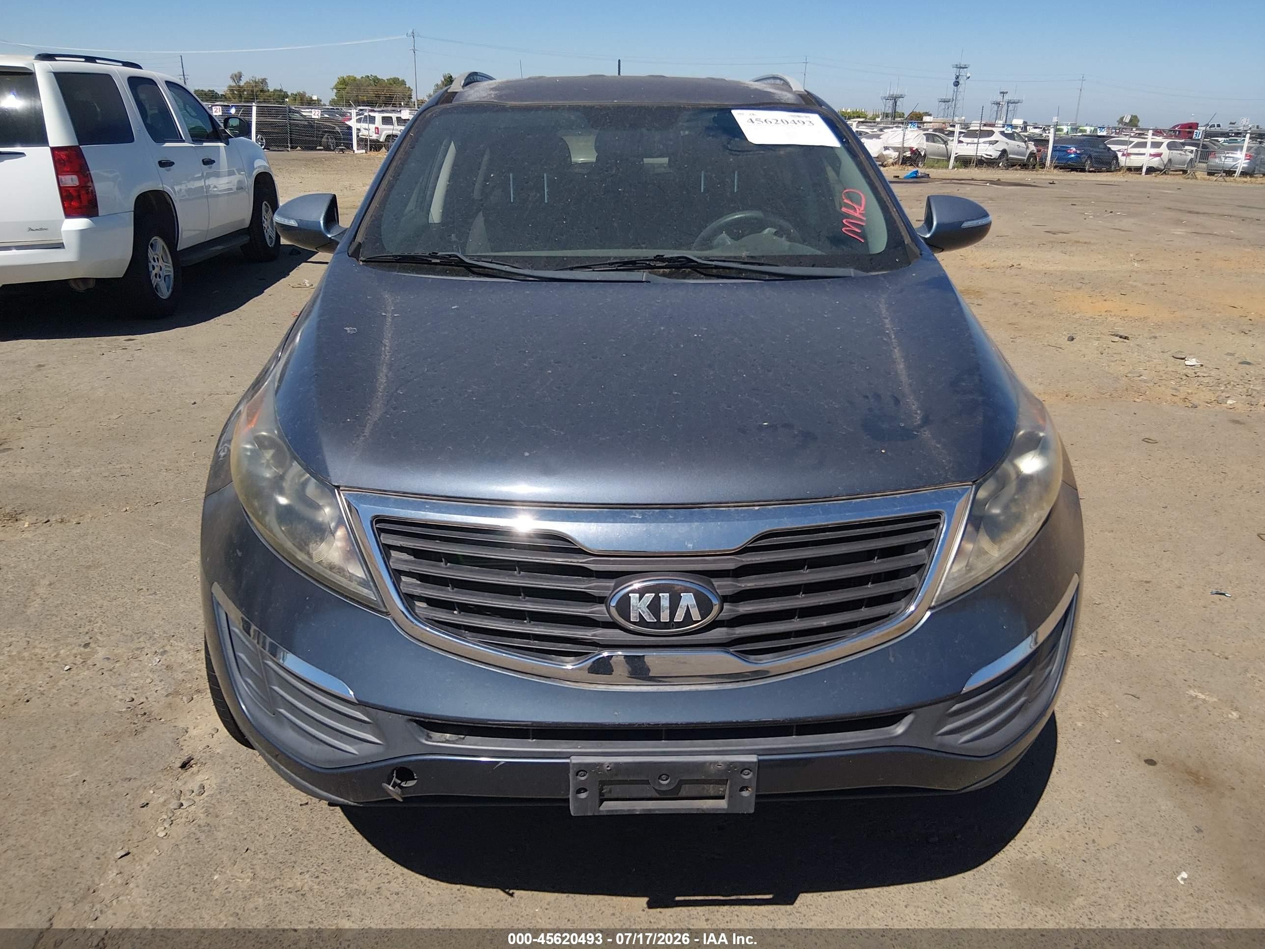 2013 Kia Sportage Lx Black vin: KNDPB3A27D7373432