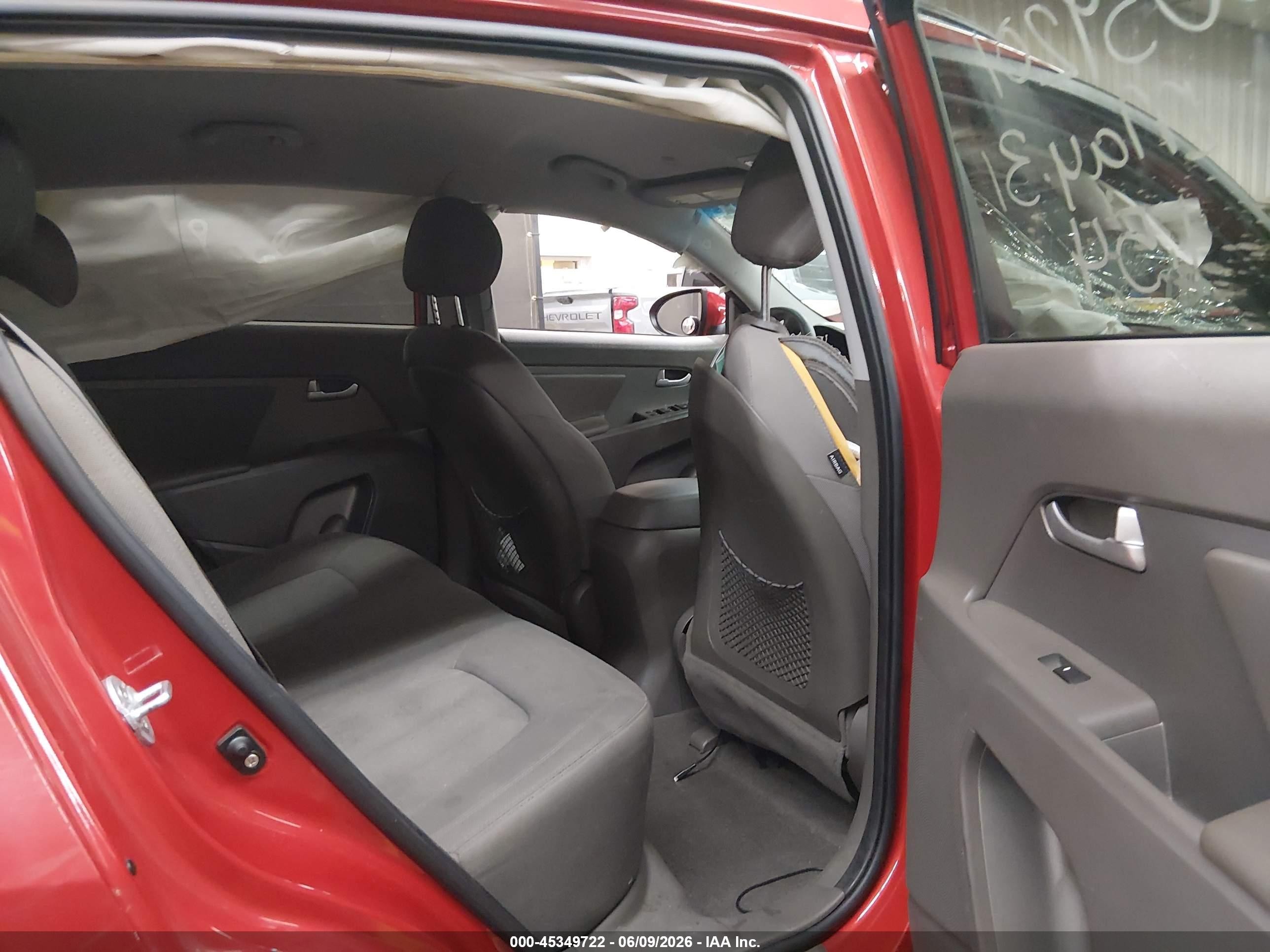 2013 Kia Sportage Lx Красный vin: KNDPB3A27D7404470