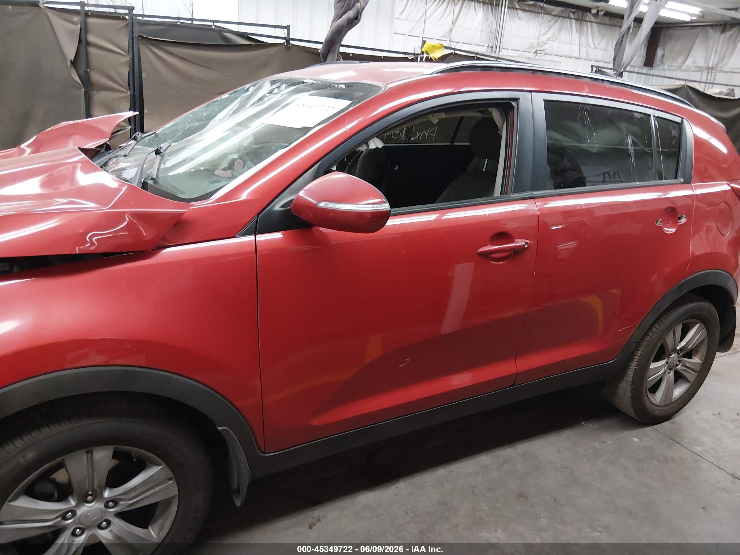 2013 Kia Sportage Lx Красный vin: KNDPB3A27D7404470