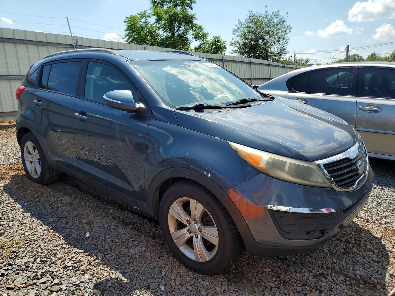 2013 Kia Sportage Lx Серый vin: KNDPB3A27D7429529