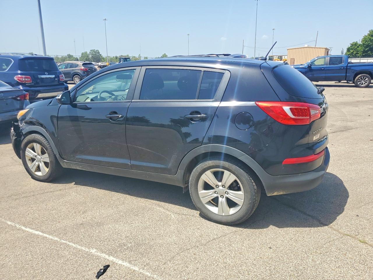 2013 Kia Sportage Lx Charcoal vin: KNDPB3A27D7444497