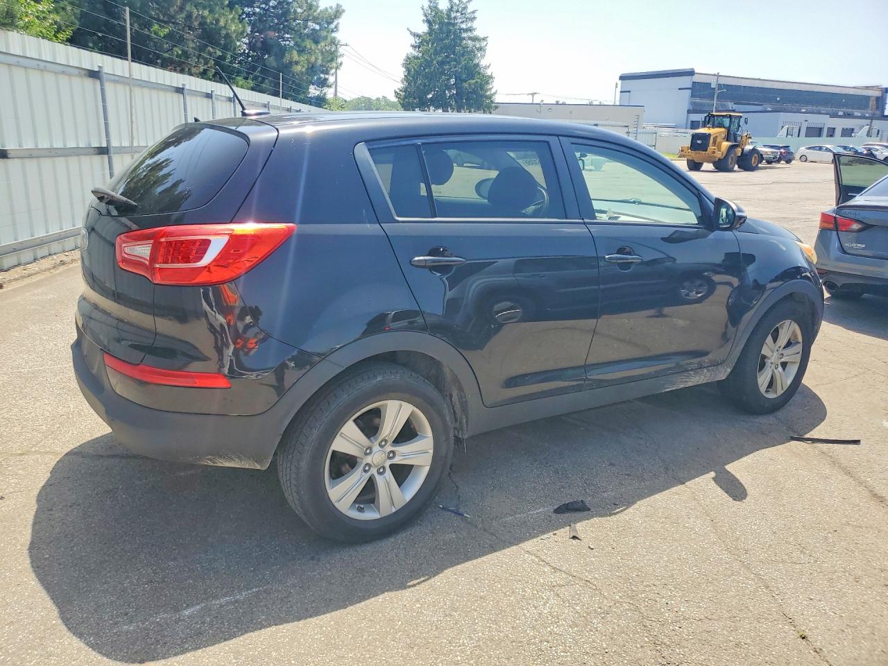 2013 Kia Sportage Lx Charcoal vin: KNDPB3A27D7444497