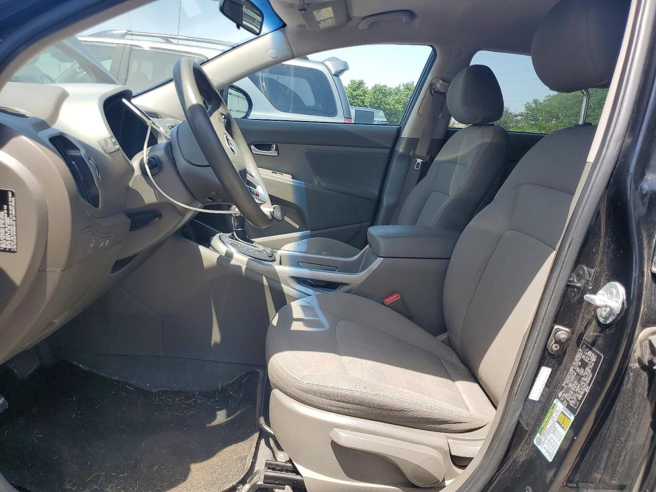 2013 Kia Sportage Lx Charcoal vin: KNDPB3A27D7444497