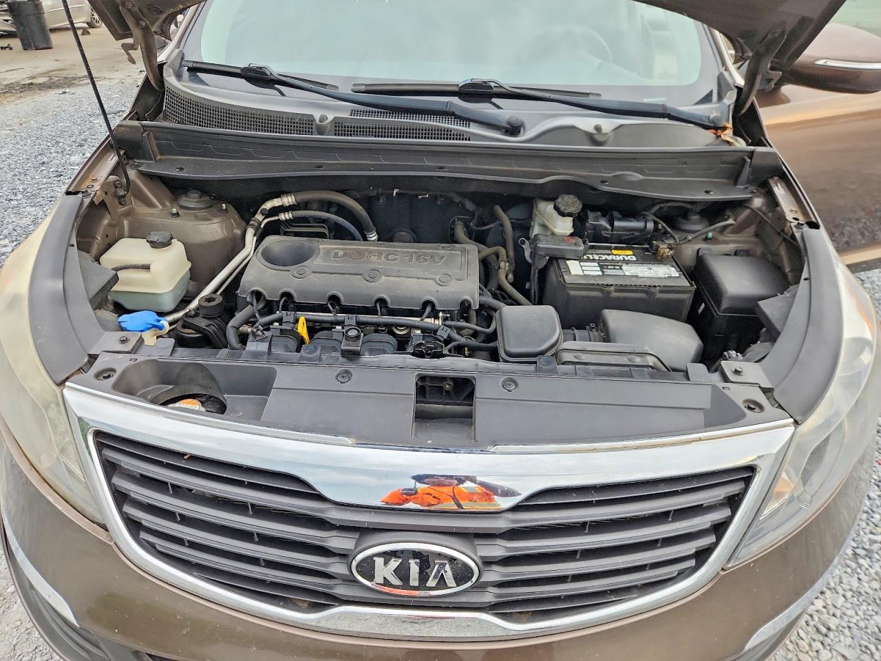 2011 Kia Sportage Lx Brown vin: KNDPB3A28B7017374