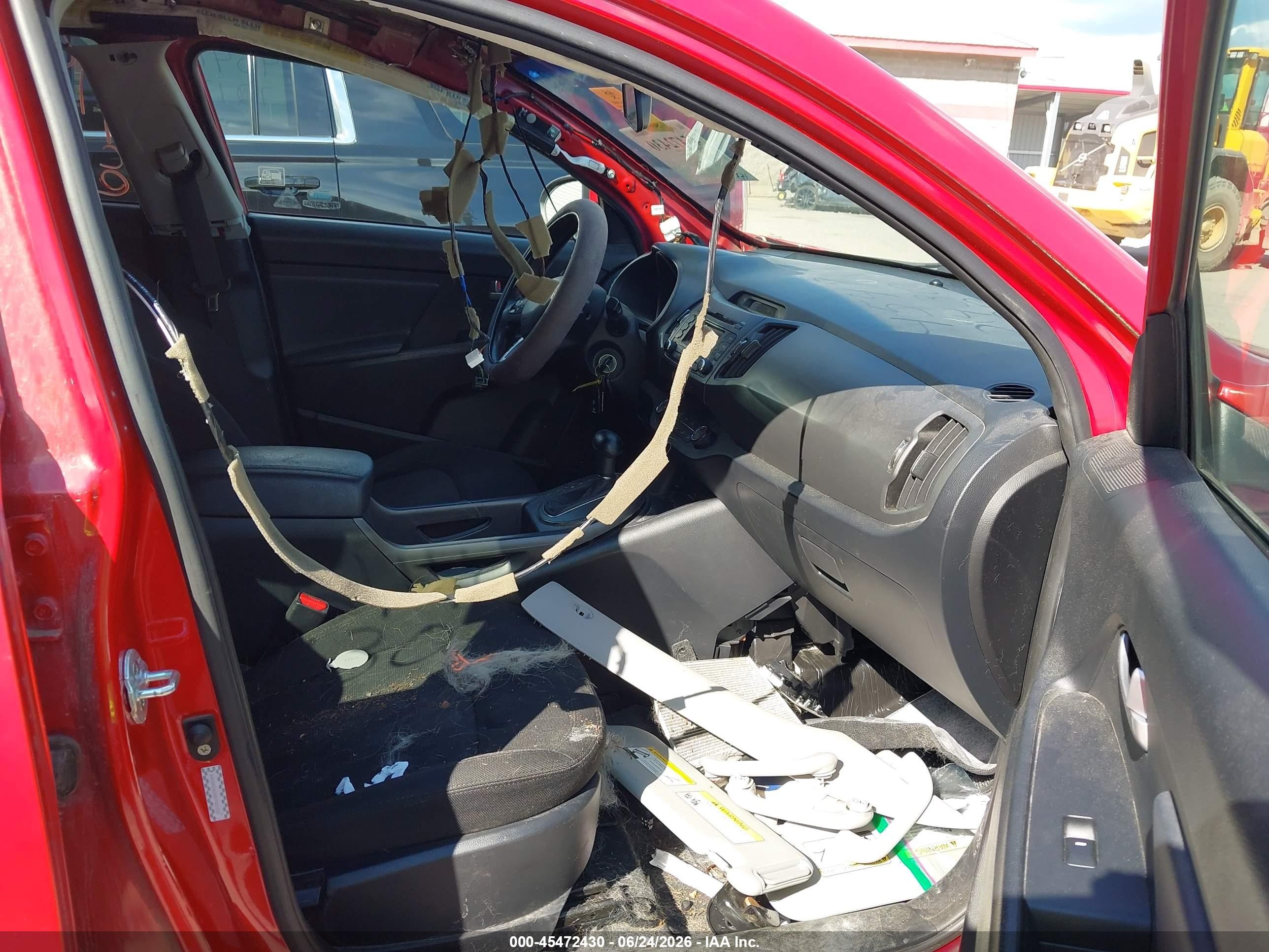 2011 Kia Sportage Lx Красный vin: KNDPB3A28B7031629