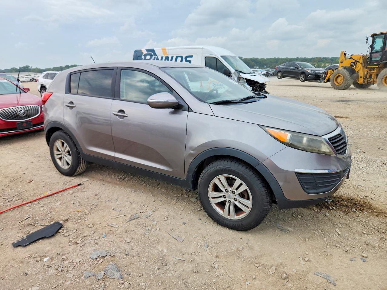 2011 Kia Sportage Lx Gray vin: KNDPB3A28B7037754