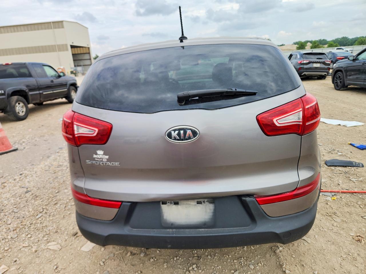 2011 Kia Sportage Lx Gray vin: KNDPB3A28B7037754