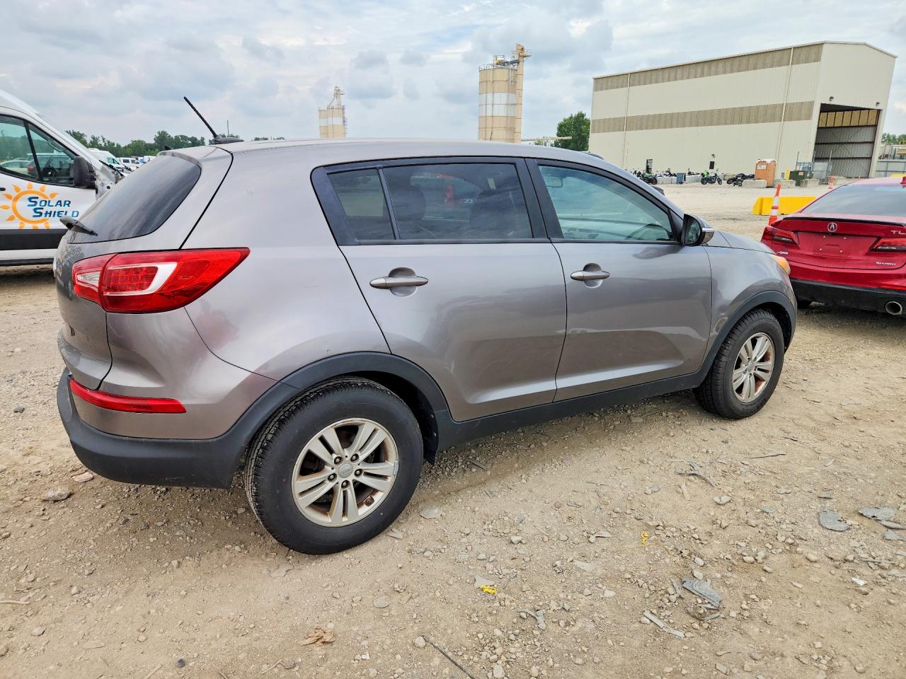 2011 Kia Sportage Lx Gray vin: KNDPB3A28B7037754
