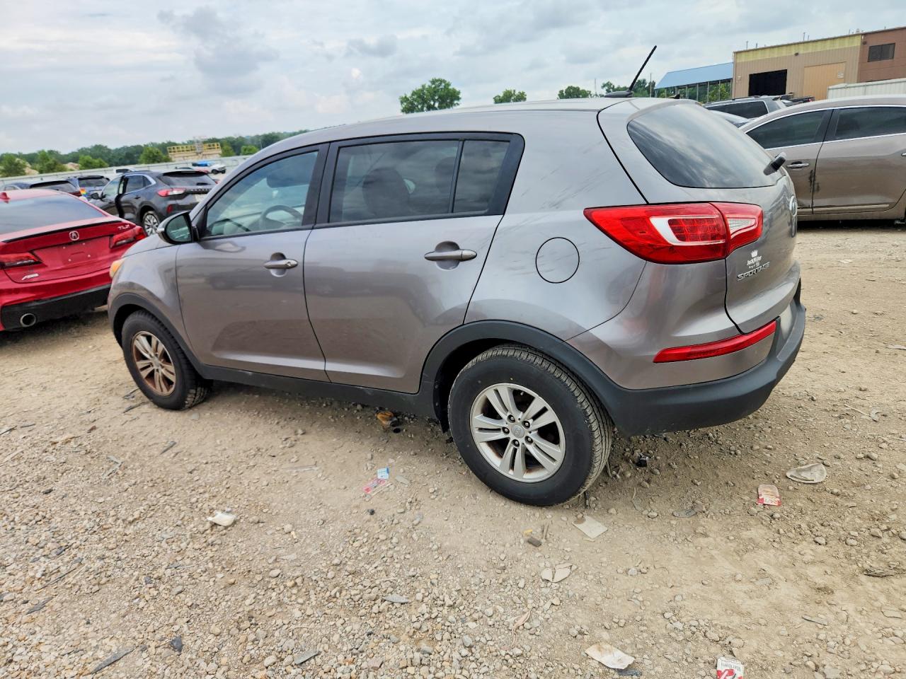 2011 Kia Sportage Lx Gray vin: KNDPB3A28B7037754