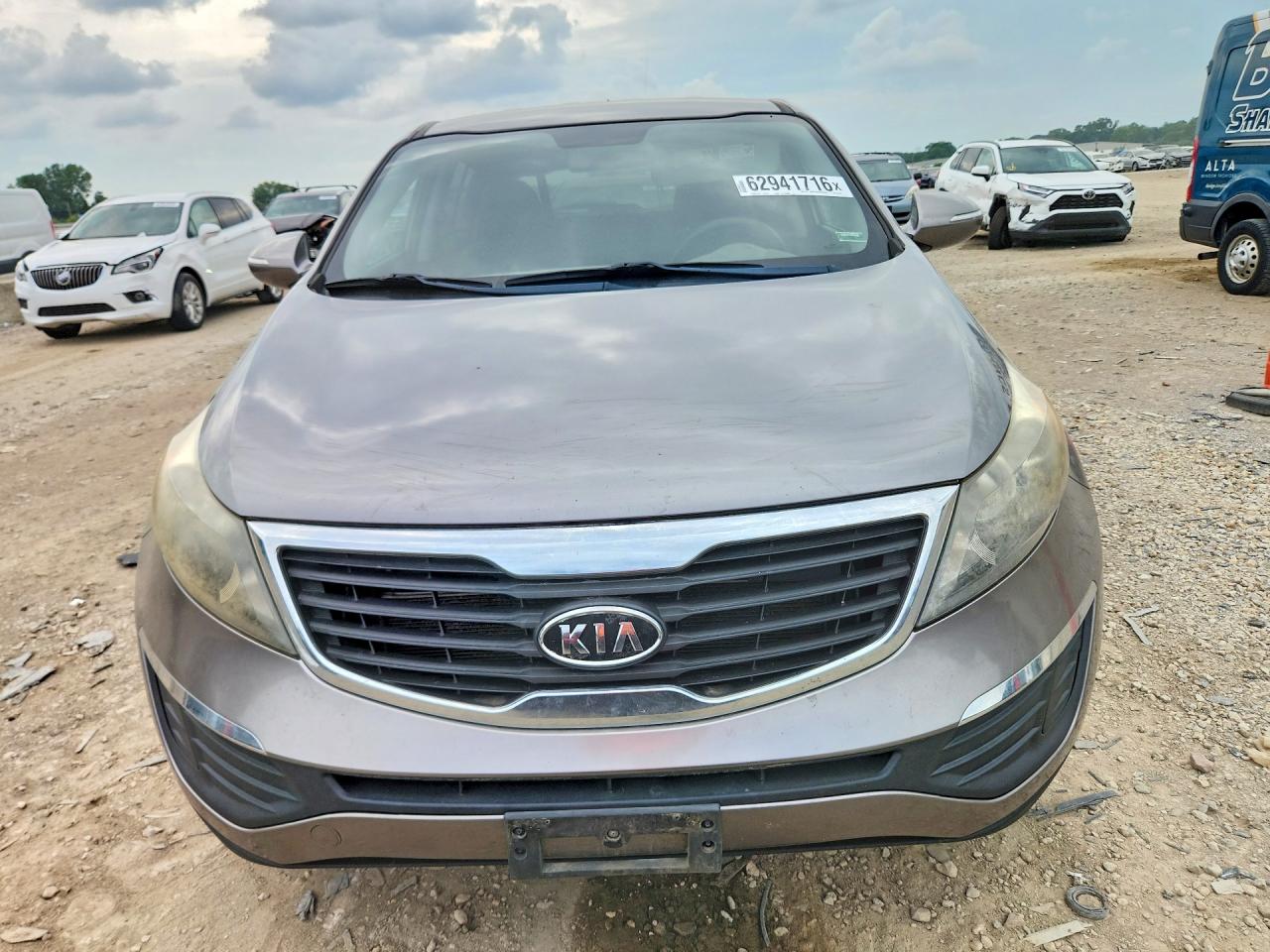 2011 Kia Sportage Lx Gray vin: KNDPB3A28B7037754