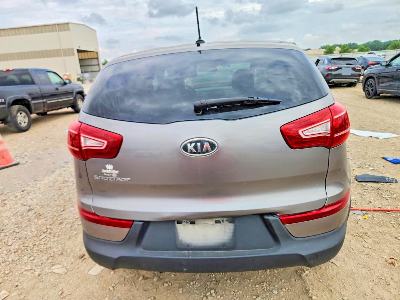 2011 Kia Sportage Lx Gray vin: KNDPB3A28B7037754